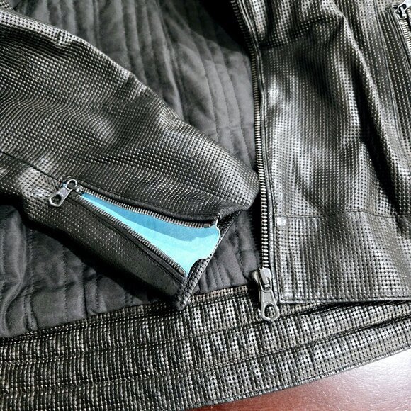 Rag & Bone Quilted Leather Biker Jacket - Picture 16 of 16